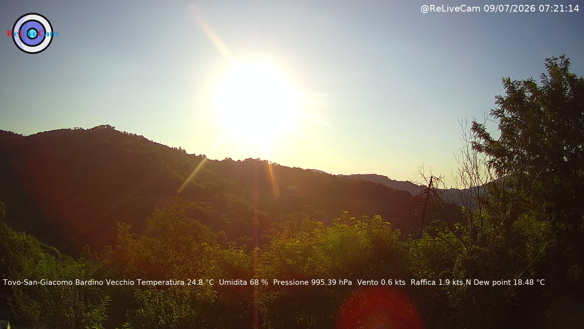 Timelapse del 09/07/2026