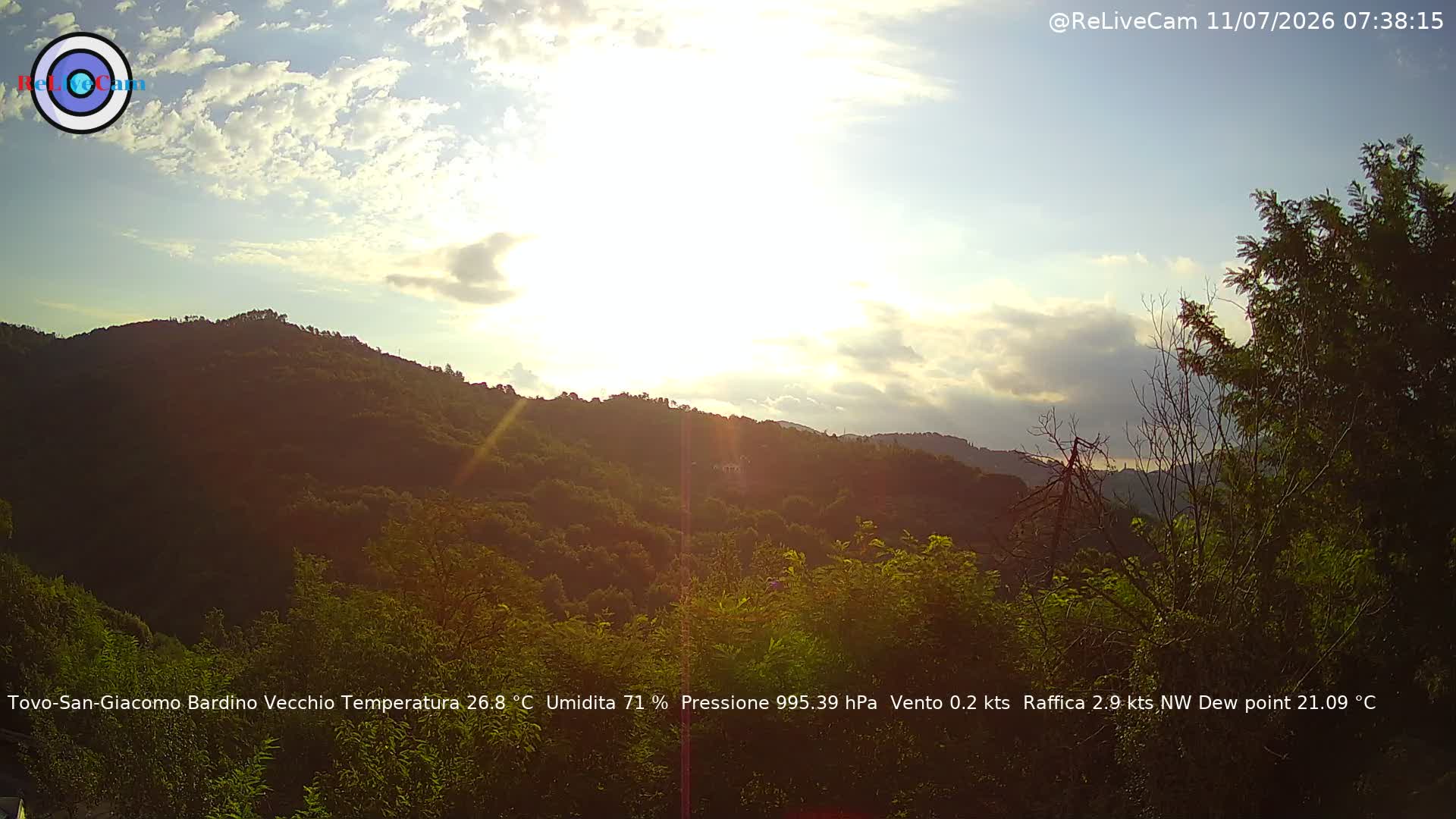 Timelapse del 11/07/2026